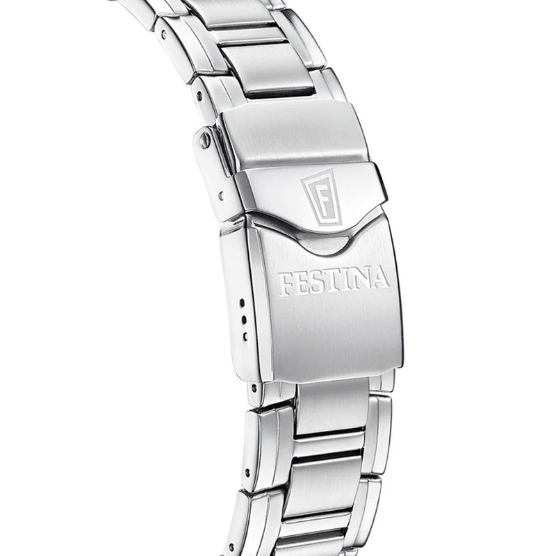 Festina Swiss Made Chronograph With Black Dial #F20042-4