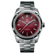Formex Essence ThirtyNine Swiss Automatic Chronometer with Red Gamaret Dial #0333-1-6371-100 zoom
