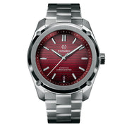 Formex Essence ThirtyNine Swiss Automatic Chronometer with Red Gamaret Dial #0333-1-6671-100 zoom