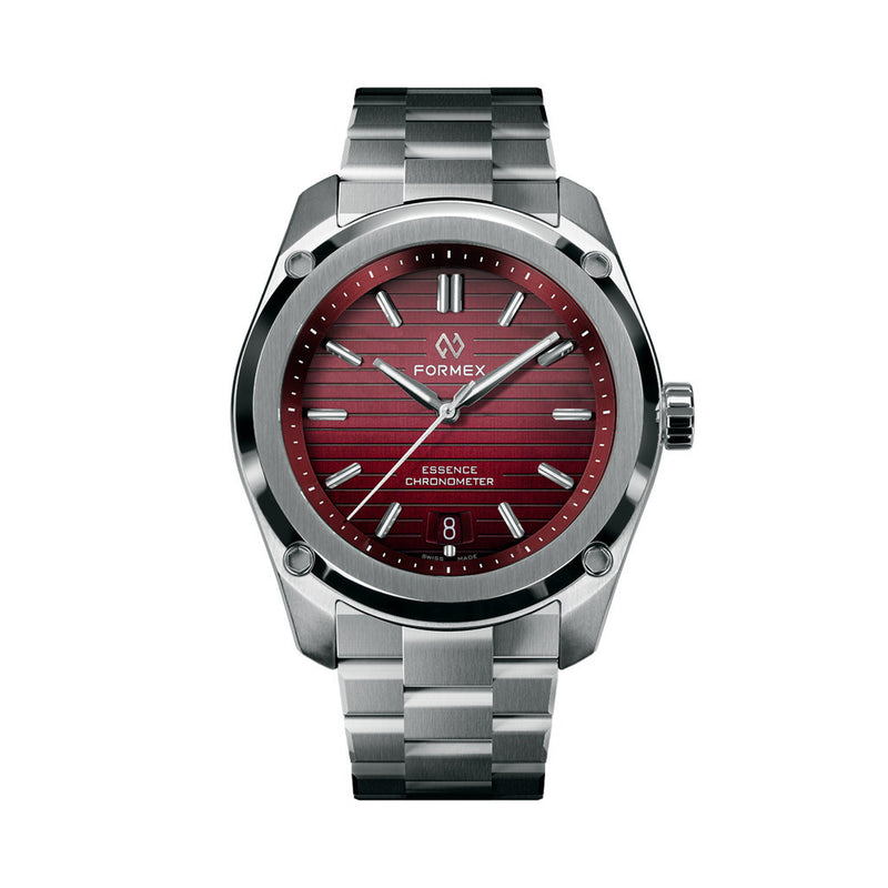 Formex Essence ThirtyNine Swiss Automatic Chronometer with Red Gamaret Dial #0333-1-6671-100