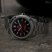 Formex Essence ThirtyNine Swiss Automatic Chronometer with Red Gamaret Dial #0333-1-6371-100 lume