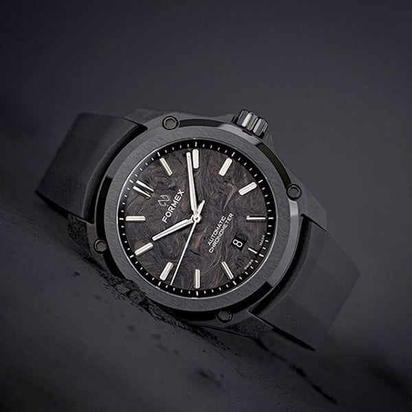 Formex Essence Leggera FortyOne (41mm) COSC Automatic Carbon Case Watch with Forged Carbon Dial #0331.4.6399.811