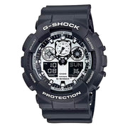 Casio G-Shock GA-100 Series in Black and White #GA100BW-1A
