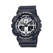 Casio G-Shock GA-100 Series in Black and White #GA100BW-1A