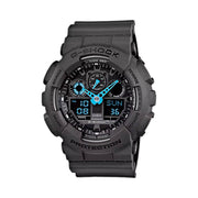 Casio G-Shock GA-100 Series in Black and Blue #GA100C-8A