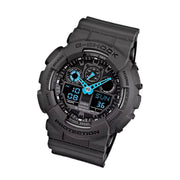 Casio G-Shock GA-100 Series in Black and Blue #GA100C-8A