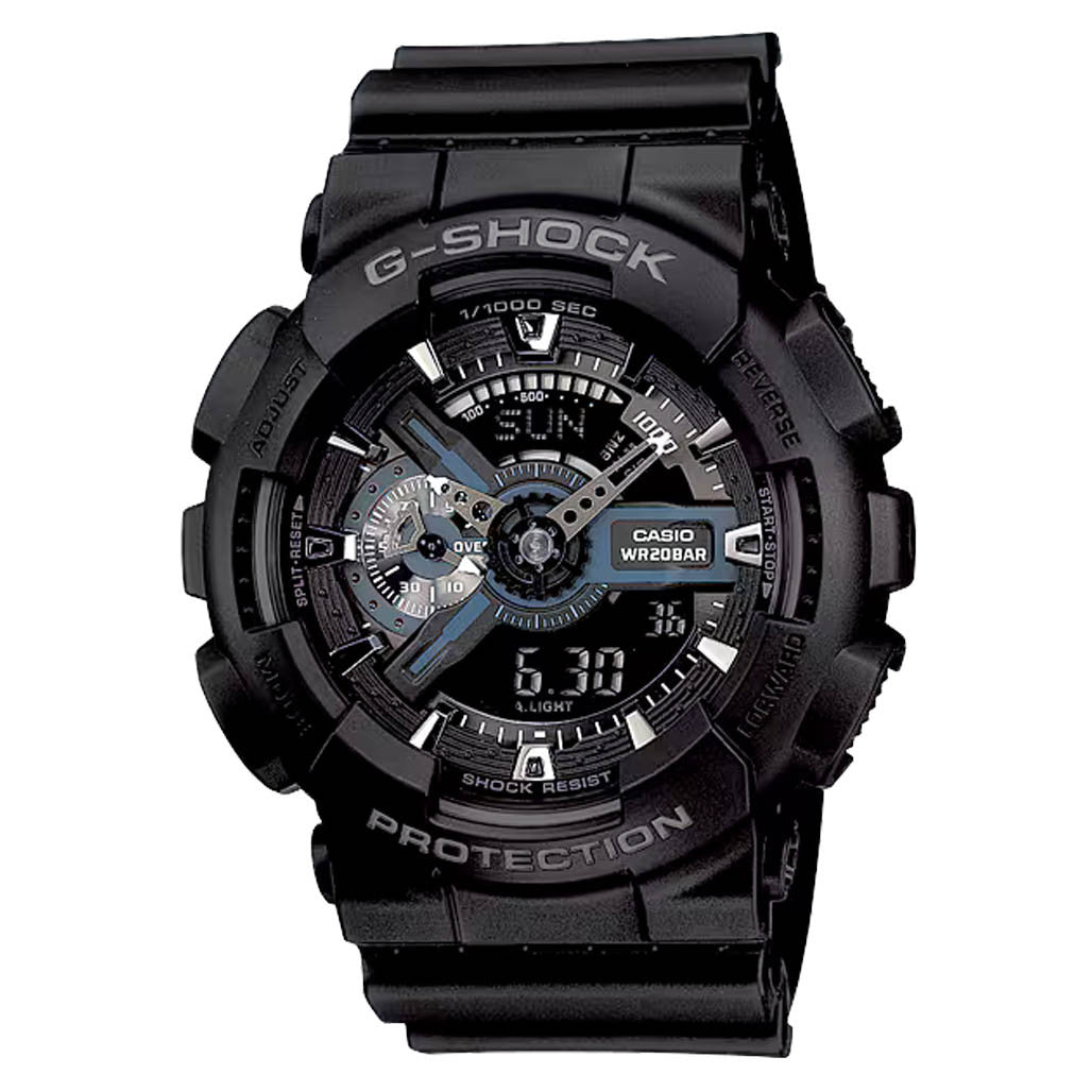 Casio G-Shock GA-110 Series in Black #GA110-1B — Long Island Watch