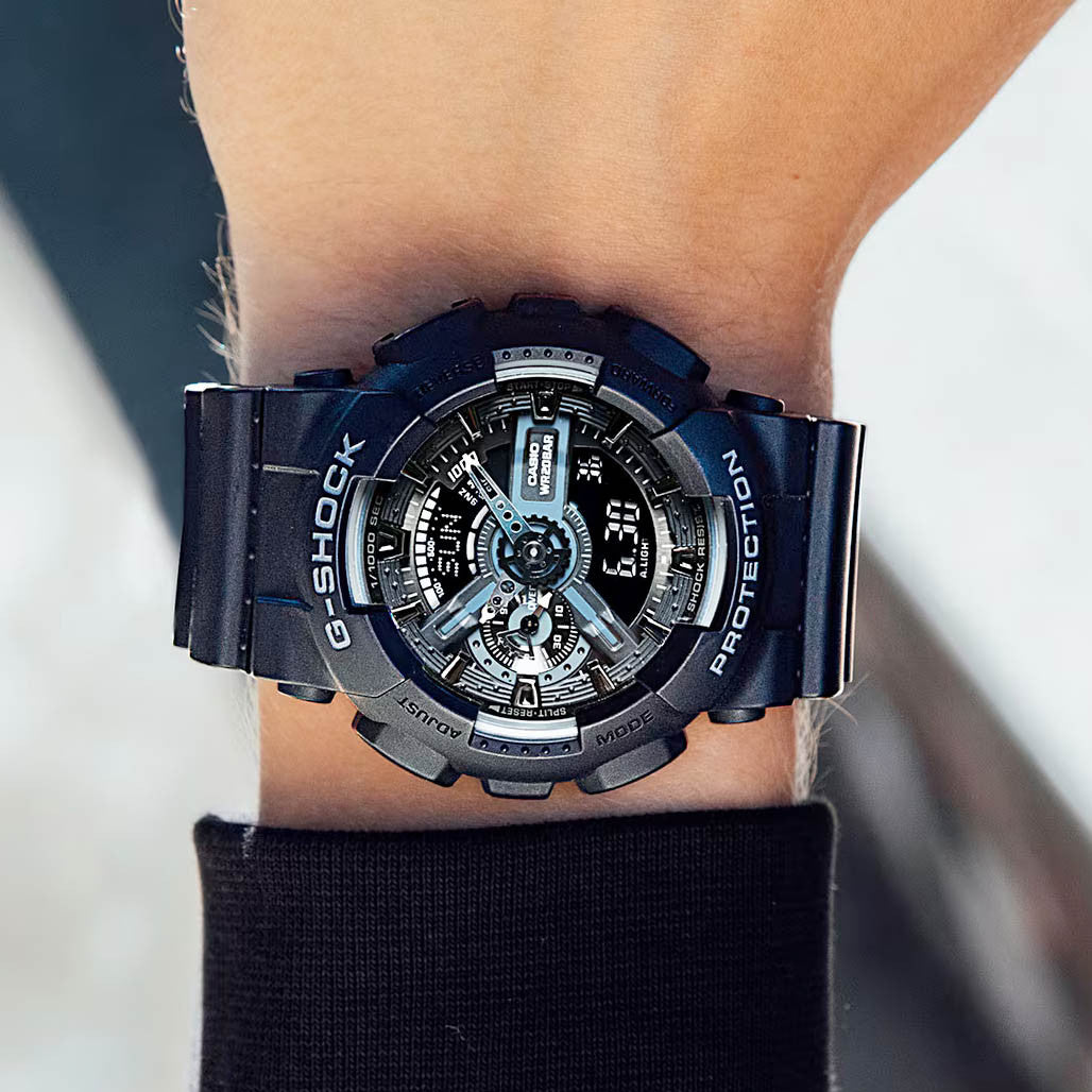 Casio G-Shock GA-110 Series in Black #GA110-1B — Long Island Watch