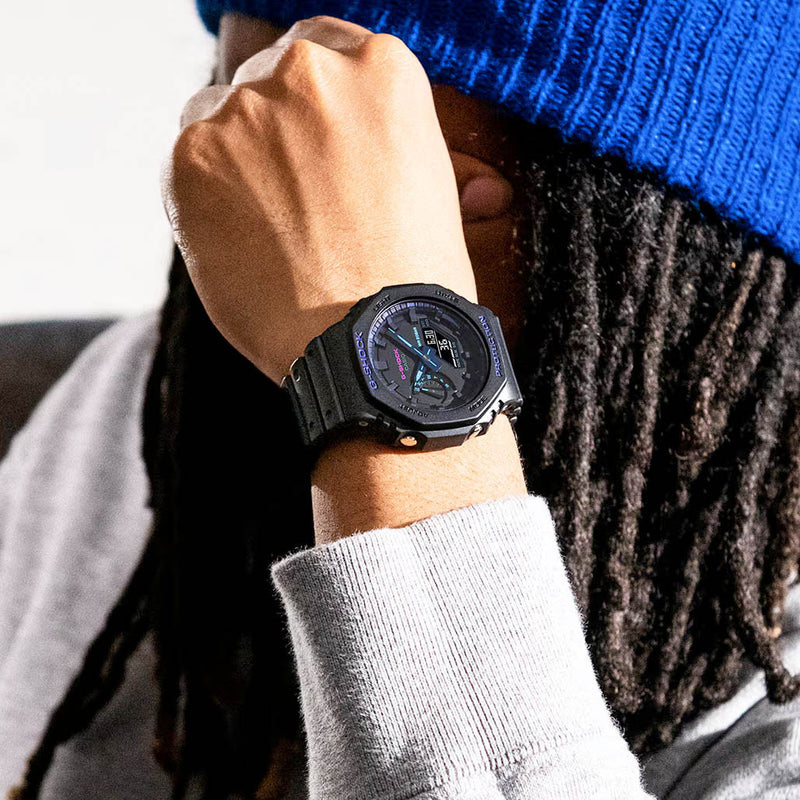 Casio G-Shock 2100 Series in Black #GA2100VB-1A