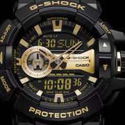 Casio G-Shock GA-400 Series in Black and Gold #GA400GB-1A9