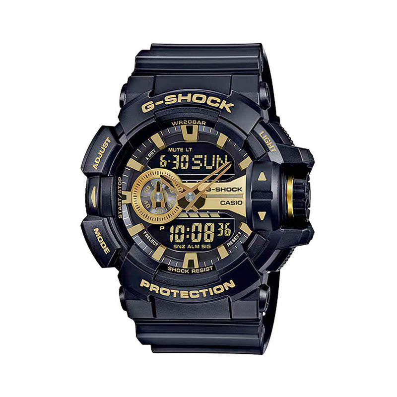 Casio G-Shock GA-400 Series in Black and Gold #GA400GB-1A9