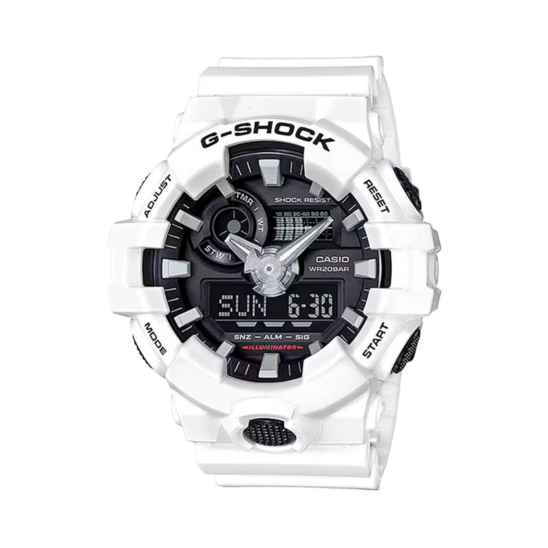 Casio G-Shock GA-100 Series in White #GA700-7A