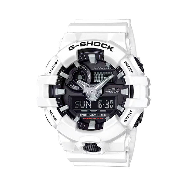Casio G-Shock GA-100 Series in White #GA700-7A