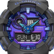 Casio G-Shock GA-700 Series in Black and Purple #GA700VB-1A