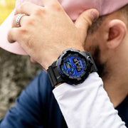Casio G-Shock GA-700 Series in Black and Purple #GA700VB-1A
