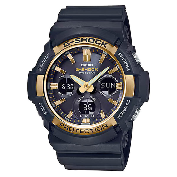 Casio G-Shock GAS-100 Series in Black and Gold #GAS100G-1A