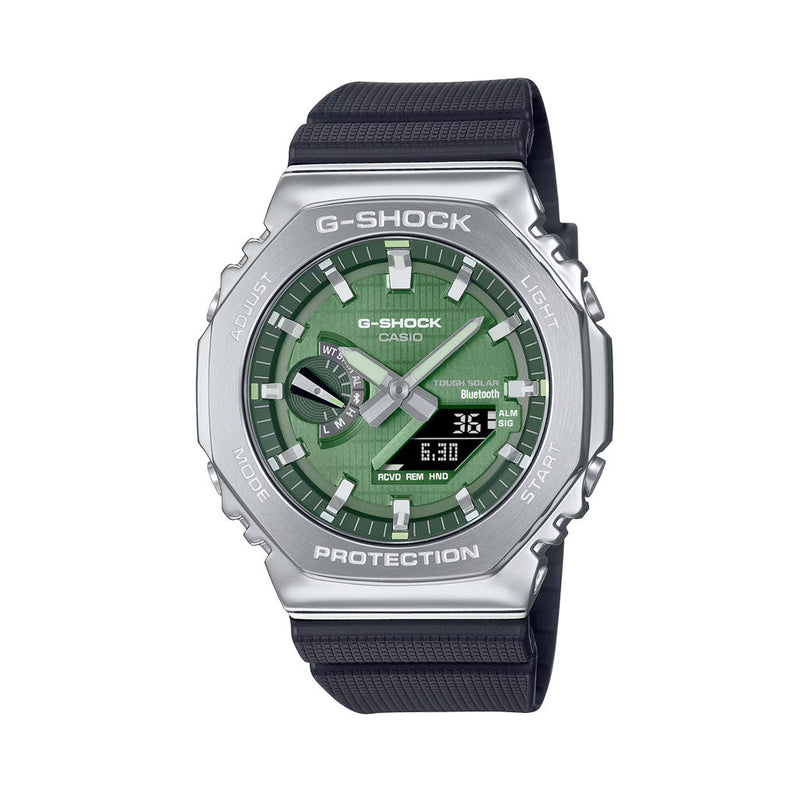 Casio G-Shock G-Steel 2100 Series with Green Dial #GBM2100A-1A3