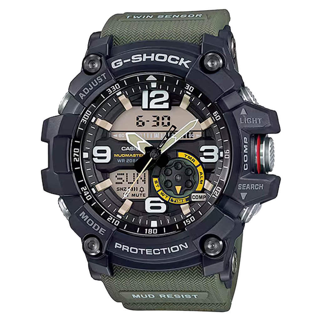 CASIO G-SHOCK GG-1000MUDMASTERマッドマスター箱付き Casio G-Shock MUDMASTER in Black and Green #GG1000-1A3 — Long