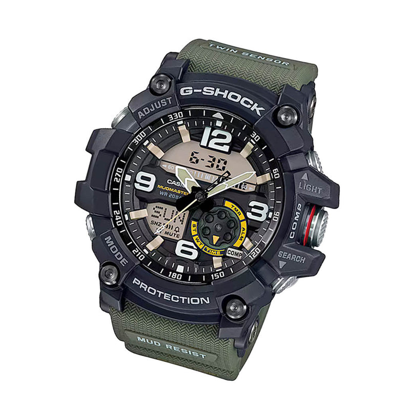 Casio G-Shock MUDMASTER in Black and Green #GG1000-1A3