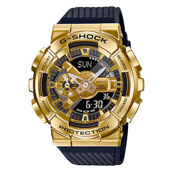 Casio G-Shock GM-110 Series in Black and Gold #GM110G-1A9