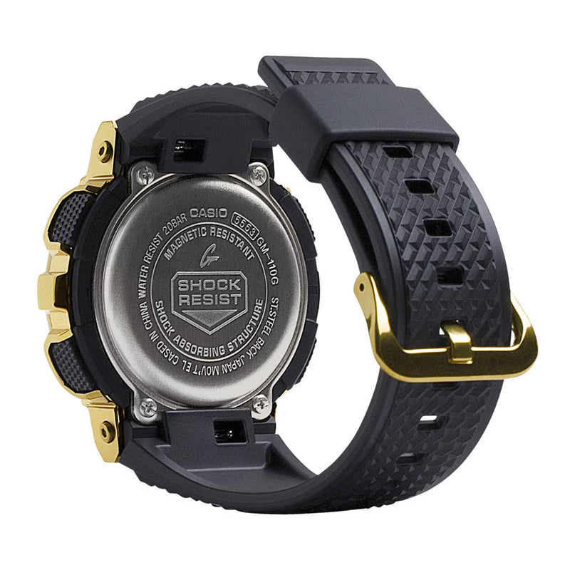 Casio G-Shock GM-110 Series in Black and Gold #GM110G-1A9