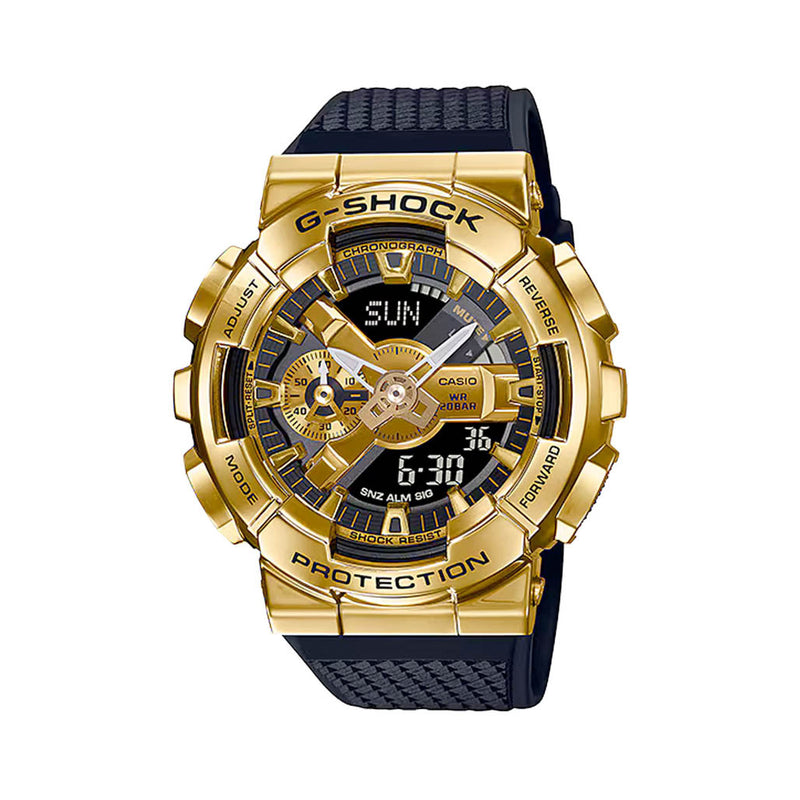 Casio G-Shock GM-110 Series in Black and Gold #GM110G-1A9