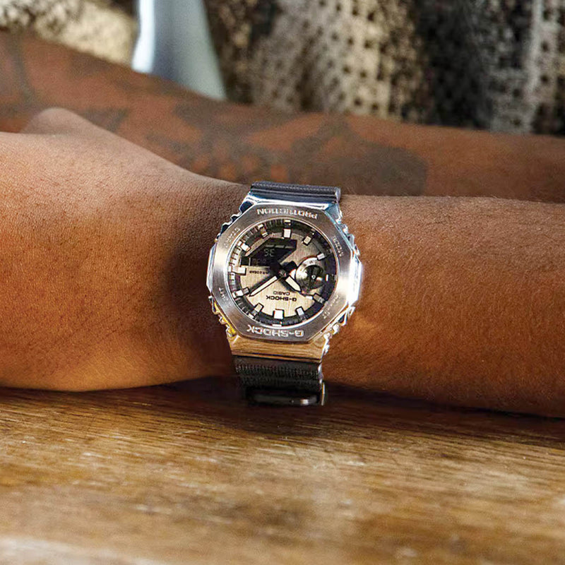 Casio G-Shock "G-Steel" GM-2100 Series in Silver #GM2100-1A