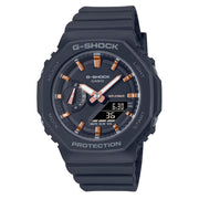 Casio G-Shock Women in Black and Rose Gold #GMAS2100-1A