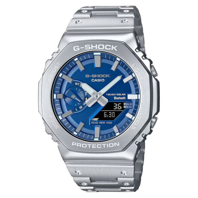 Casio G-Shock Full Metal 2100 Series with Blue Dial #GMB2100AD-2A