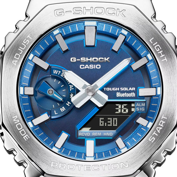 Casio G-Shock Full Metal 2100 Series with Blue Dial #GMB2100AD-2A