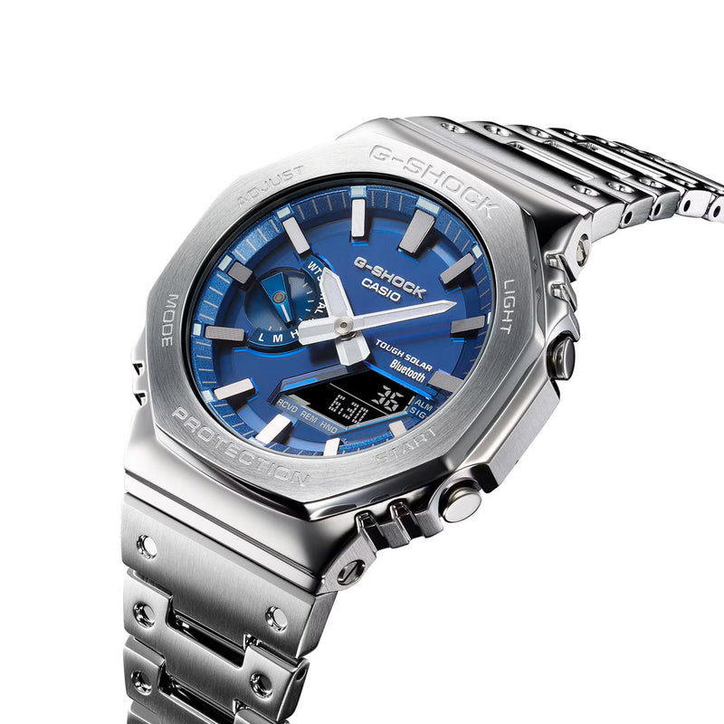 Casio G-Shock Full Metal 2100 Series with Blue Dial #GMB2100AD-2A