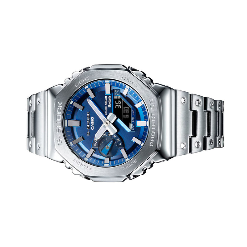 Casio G-Shock Full Metal 2100 Series with Blue Dial #GMB2100AD-2A