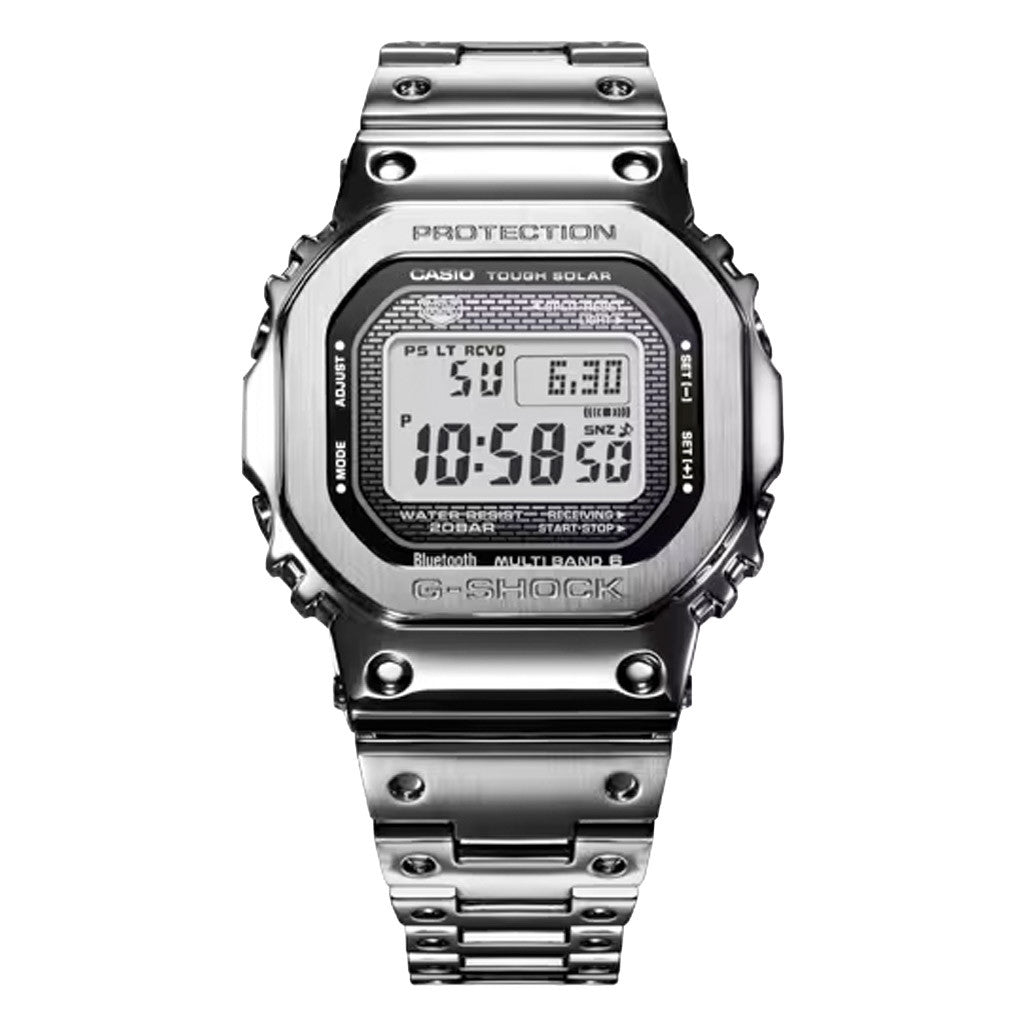 G-SHOCK GMW-B5000D-1JF 新品未使用 CASIOシルバー Casio G-Shock Full Metal GMW-B5000 Series all Steel #GMWB5000D-1