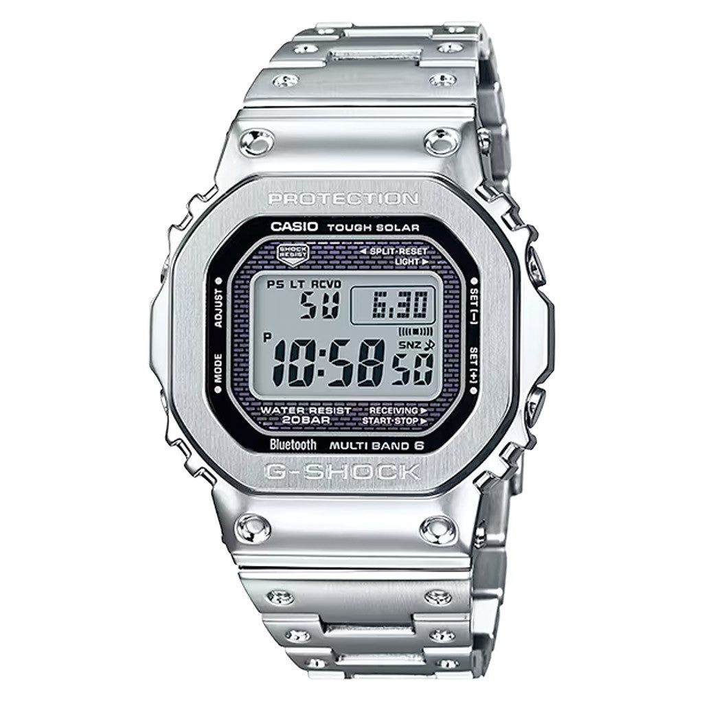 G-SHOCK★GMW-B5000CASIOカシオTOUGHSOLARフルメタル Casio G-Shock Full Metal GMW-B5000 Series all Steel #GMWB5000D-1