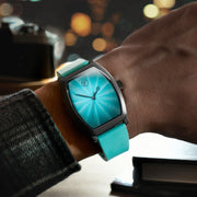 Galvin YO Limited Edition Turquoise on Rubber Strap #GVN-02