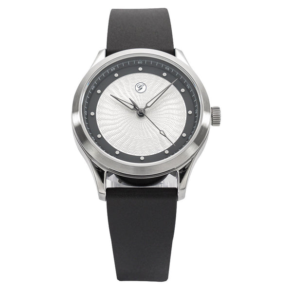 Galvin Loimu Frost Tuxedo Watch on Rubber Strap #GVN-03