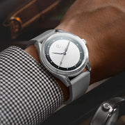 Galvin Loimu Frost Tuxedo Watch on Rubber Strap #GVN-03