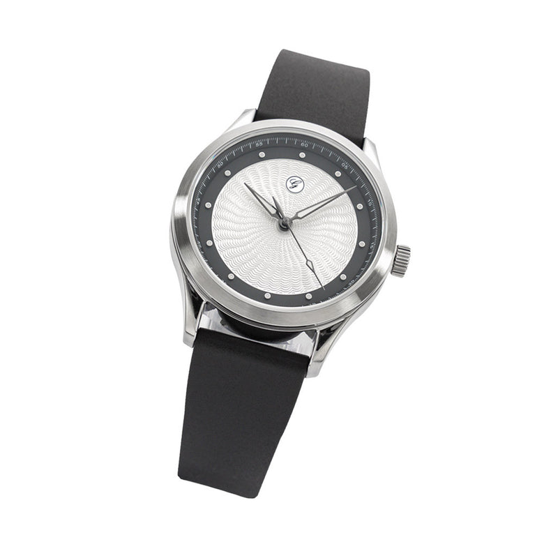 Galvin Loimu Frost Tuxedo Watch on Rubber Strap #GVN-03
