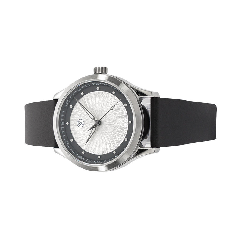 Galvin Loimu Frost Tuxedo Watch on Rubber Strap #GVN-03