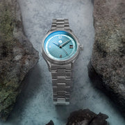 Galvin Loimu Glacier on Steel Bracelet #GVN-05