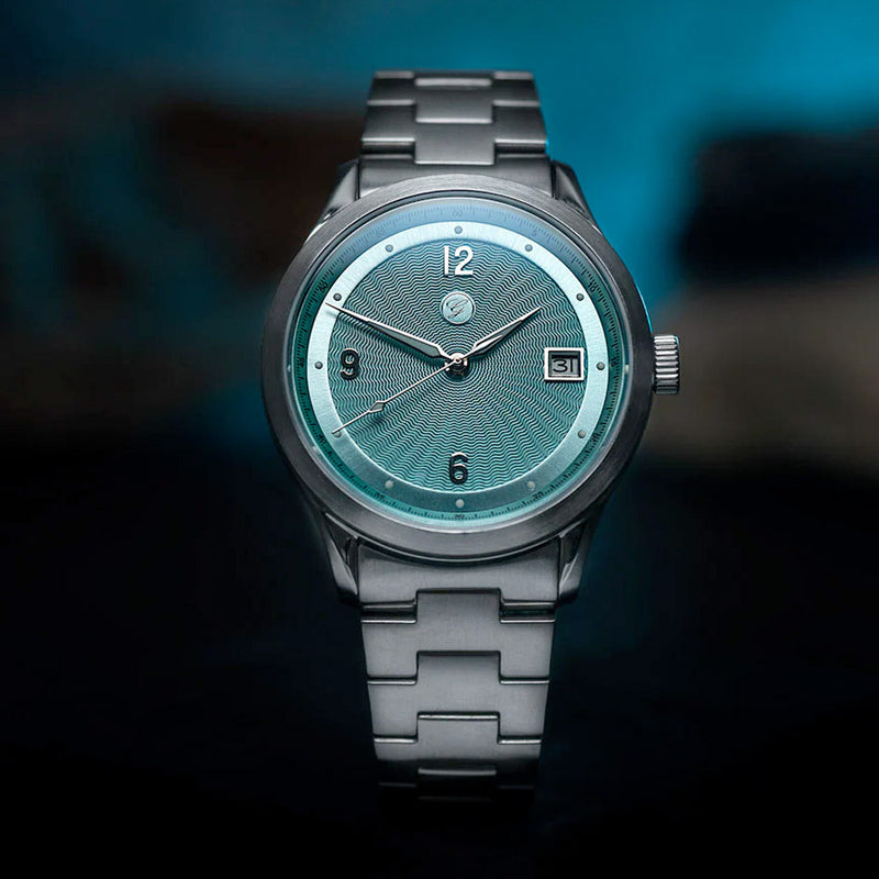 Galvin Loimu Glacier on Steel Bracelet #GVN-05