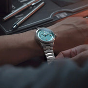 Galvin Loimu Glacier on Steel Bracelet #GVN-05