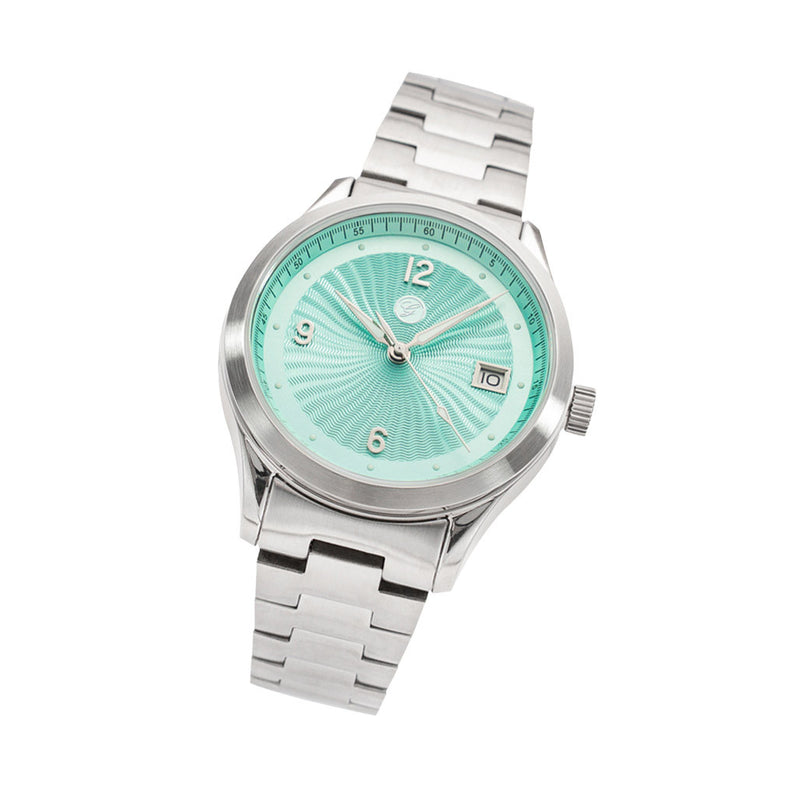 Galvin Loimu Glacier on Steel Bracelet #GVN-05