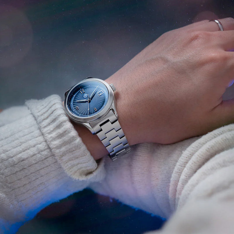 Galvin Loimu Midnight on Steel Bracelet #GVN-07