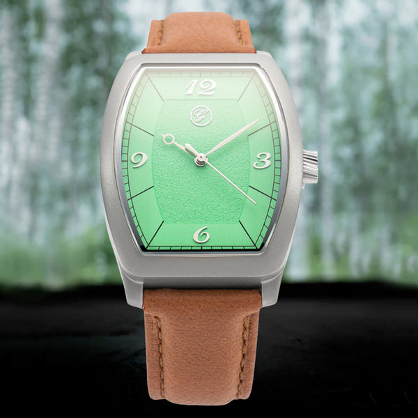 Galvin Suvi Birch on Brown Leather Strap #GVN-08