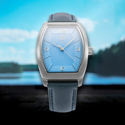 Galvin Suvi Lake on Blue Leather Strap #GVN-09