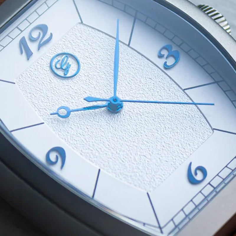 Galvin Suvi Sky on Black Leather Strap #GVN-10