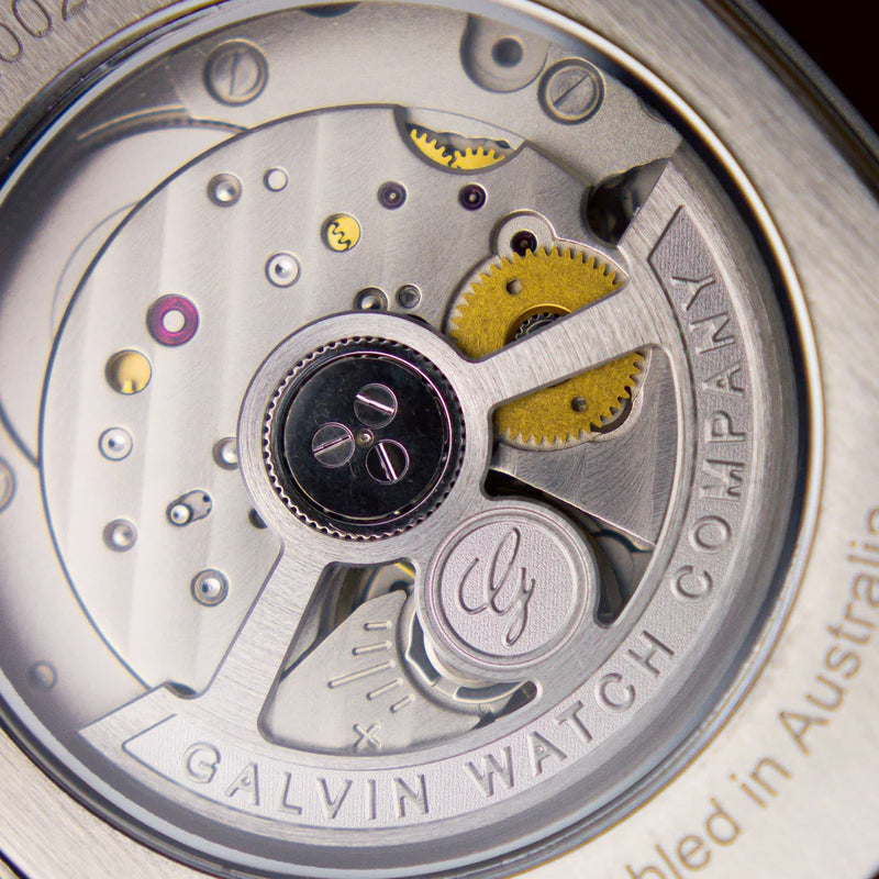 Galvin Suvi Sky on Black Leather Strap #GVN-10