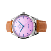 Galvin Alku Lilac on Brown Vegan Leather Strap #GVN-12