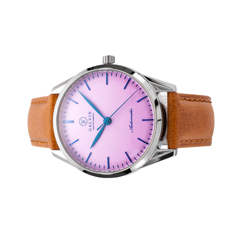 Galvin Alku Lilac on Brown Vegan Leather Strap #GVN-12